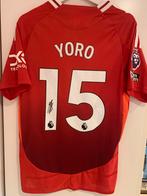 Gesigneerd Yoro shirt Manchester United, Sport en Fitness, Ophalen of Verzenden