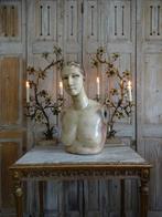 Wassen damesbuste van P.IMANS, Antiek en Kunst, Ophalen of Verzenden