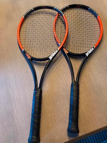 2 sets des mêmes fusées de tennis Prince, Enlèvement, Comme neuf, Raquette, Prince