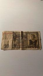 20 Reichsmark 1939, Enlèvement ou Envoi