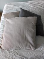 Drie sierkussens Ikea roze,beige, grijs, Huis en Inrichting, Woonaccessoires | Kussens, Ophalen, Beige