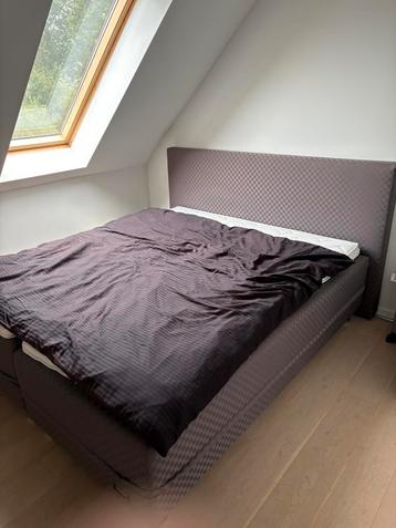 Boxset Lifestyle square grey 180x210, 210 cm, Comme neuf, Enlèvement, 180 cm