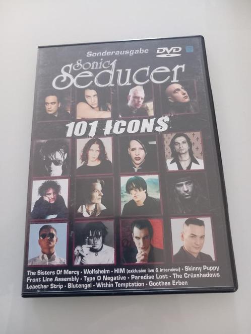 DVD Sonic Seducer 101 Icons Gothic Rock New Wave Metal, Cd's en Dvd's, Dvd's | Muziek en Concerten, Zo goed als nieuw, Muziek en Concerten