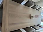 Eetkamertafel ,stoelen en salontafel, Ophalen, 100 tot 150 cm, Landelijk rustig, Eikenhout