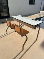 Schoolbank voor 2 kids, Maison & Meubles, Bureaux, Enlèvement, Utilisé, Bureau