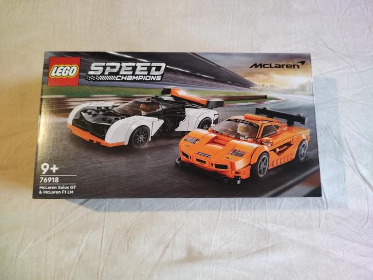 Lego Speed Champions 76918 – McLaren Solus GT & McLaren F1, Kinderen en Baby's, Speelgoed | Duplo en Lego, Nieuw, Lego, Complete set