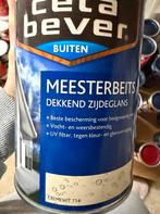Cetabever dekkende beits crèmewit 0,75l en 1,25liter, Ophalen of Verzenden, Nieuw