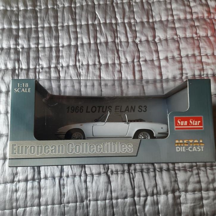 LOTUS ELAN S3 1966*1/18*SUN STAR*NEW*, Hobby en Vrije tijd, Modelauto's | 1:18, Nieuw, Auto, Sun Star, Ophalen
