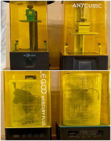 Mooie set van 4 machines, Anycubic Photon harsprinters +++++ beschikbaar voor biedingen