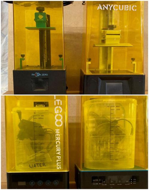 Mooie set van 4 machines, Anycubic Photon harsprinters +++++, Computers en Software, 3D Printers, Gebruikt, Ophalen