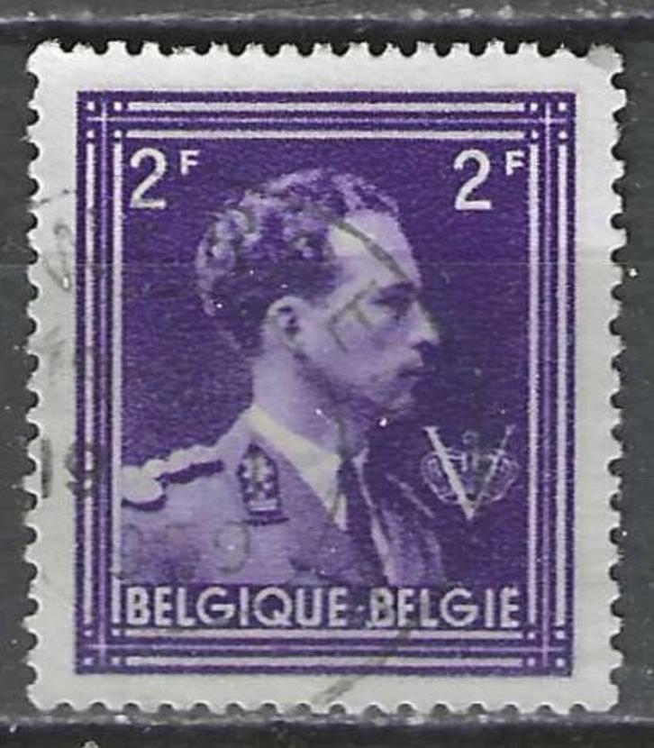 Belgie 1944 - Yvert/OBP 693 - Koning Leopold III (ST), Postzegels en Munten, Postzegels | Europa | België, Gestempeld, Koninklijk huis
