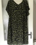 Jurk panterprint legergroen maat 56 nieuw, Vêtements | Femmes, Grandes tailles, Envoi, Comme neuf, Vert, Robe