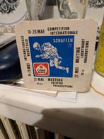 Meeting luchtvaart parachutisten - Christal alken, Verzamelen, Ophalen of Verzenden, Zo goed als nieuw, Viltje(s)