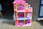 barbie huis pink 3 vintage, Maison de poupées, Enlèvement, Utilisé