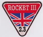 Triumph Rocket III 2.3 stoffen opstrijk patch embleem #22, Motoren, Verzenden, Nieuw