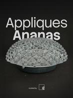 2 vintage wandlampen "ananas” uit de jaren 70, Ophalen of Verzenden, Gebruikt, Glas, 70's