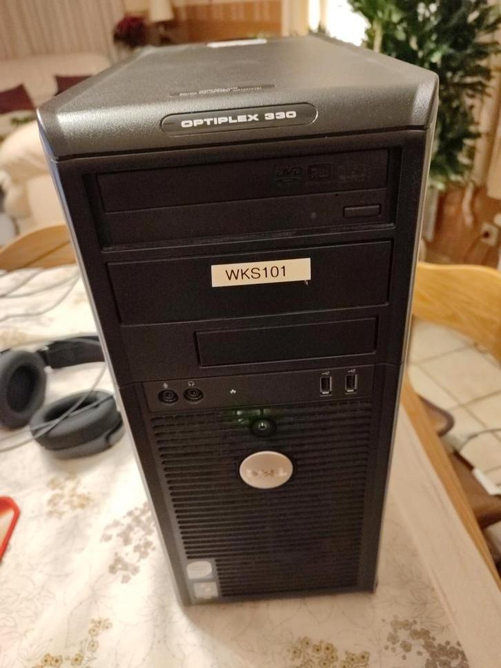 Desktop dual core 4gb ram, Computers en Software, Desktop Pc's, SSD, Ophalen