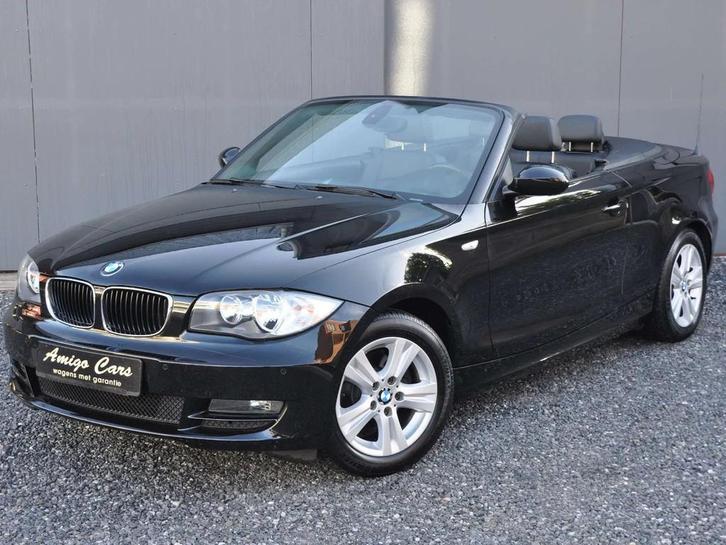 BMW 1 Serie 118 118i Cabrio- multistuur-volleder-cruise cont, Auto's, BMW, Bedrijf, Te koop, 1 Reeks, ABS, Airbags, Airconditioning
