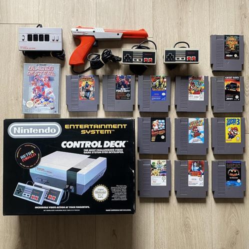 Console Nintendo NES + Jeux, Consoles de jeu & Jeux vidéo, Jeux | Nintendo NES, Comme neuf, Enlèvement ou Envoi