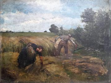 schilderij, boerenpaar, Frans Proost