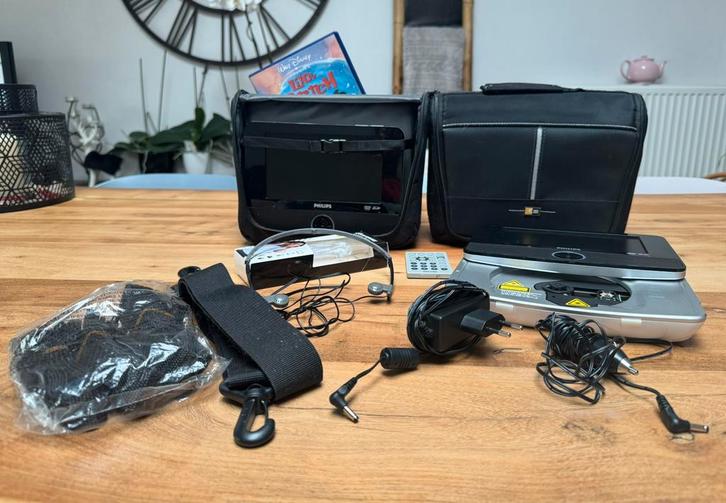 2 Draagbare DVD-speler voor de auto, Audio, Tv en Foto, DVD spelers, Dvd-speler, Ophalen