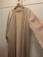 Abaya 2 sortes beige en très bon état, Comme neuf