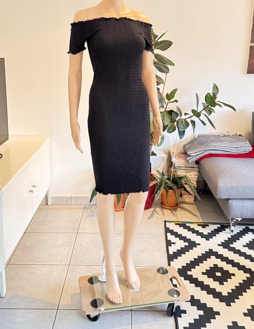 Sexy aansluitende zwarte jurk (maat S/M) nieuw, Kleding | Dames, Jurken, Nieuw, Maat 36 (S), Zwart, Knielengte, Ophalen of Verzenden