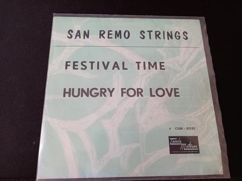 The San Remo Strings – Festival Time "Popcorn dubble sider", Cd's en Dvd's, Vinyl Singles, Zo goed als nieuw, Single, R&B en Soul