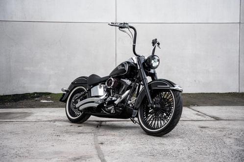 harley davidson softail mexican zwart, Motoren, Motoren | Harley-Davidson, Bedrijf, Overig, meer dan 35 kW, 2 cilinders, Ophalen