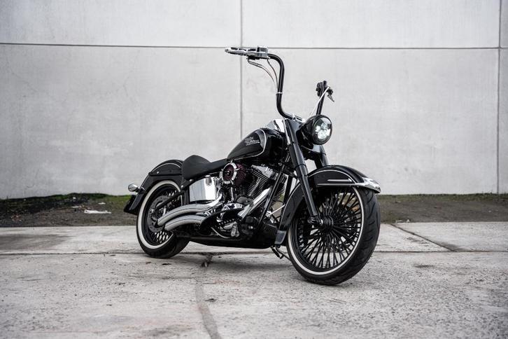 harley davidson softail mexican zwart, Motoren, Motoren | Harley-Davidson, Bedrijf, Overig, meer dan 35 kW, 2 cilinders, Ophalen