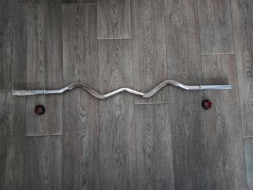 1 x gebogen halterstang + sluitingen. beschikbaar voor biedingen