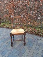 4 Eiken stoelen met rieten zitting, Antiek en Kunst, Ophalen