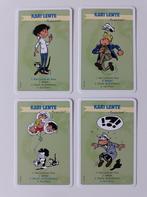 Kari Lente : carte postale avec un quatuor de 4 cartes au to, Comme neuf, Stripfiguren Kari Lente, Enlèvement ou Envoi