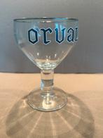 Verre Orval avec truite fin pied 291gr, Collections, Marques de bière, Comme neuf, Verre ou Verres