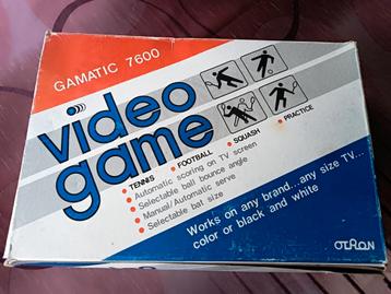 Jeu vidéo ancien Gamatic 7600, année 1976. Collectionneur, Consoles de jeu & Jeux vidéo, Enlèvement