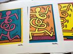 Unieke Set (3) Keith Haring | Montreux Jazz Festival 1983, Antiek en Kunst, Ophalen of Verzenden