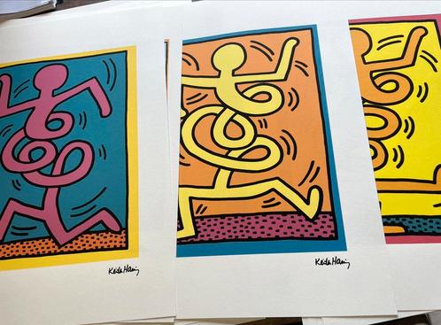 Unieke Set (3) Keith Haring | Montreux Jazz Festival 1983, Antiek en Kunst, Kunst | Litho's en Zeefdrukken, Ophalen of Verzenden