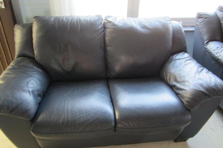 2 zetels , 2 personen, Huis en Inrichting, Zetels | Zetels, Gebruikt, Rechte bank, Tweepersoons, 150 tot 200 cm, Minder dan 75 cm