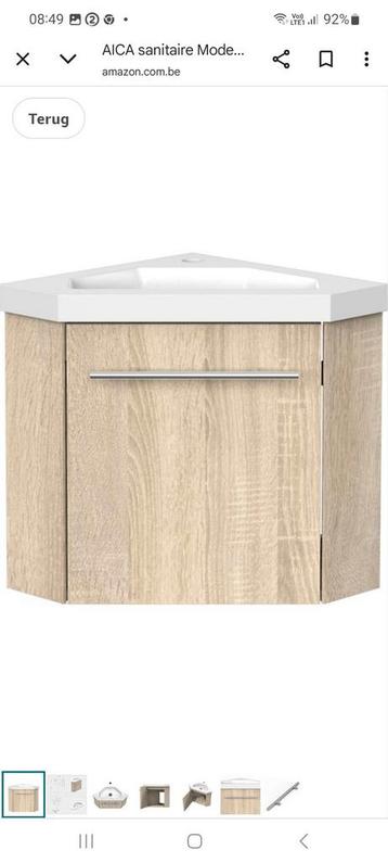 Hoek Badkamer douch Kast  compleet incl  beschikbaar voor biedingen