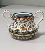 Prachtige Vintage Handgeschilderde Coimbra Suikerpot – 15 cm, Ophalen of Verzenden