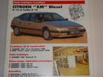 revue technique citroen XM diesel TD de 1989-1995, Enlèvement ou Envoi