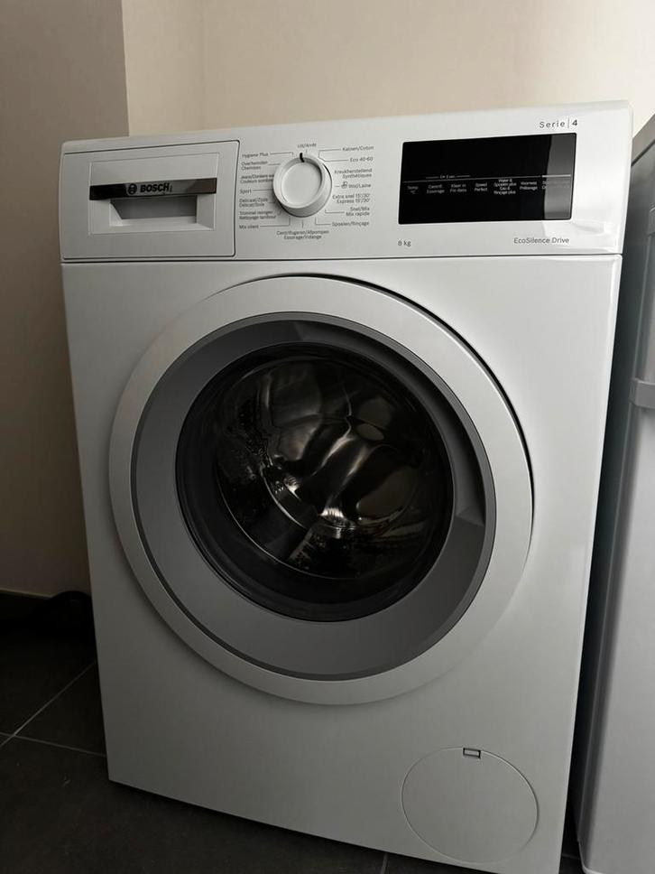 BOSCH Wasmachine EcoSilence Drive – 8 kg, Elektronische apparatuur, Wasmachines, Zo goed als nieuw, Ophalen