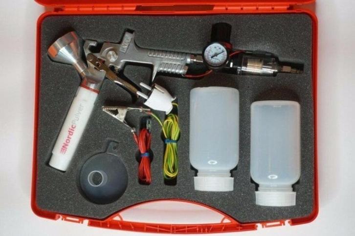 Doe het zelf tribo Poedercoat systeem Pro set in koffer, Auto diversen, Tuning en Styling, Verzenden