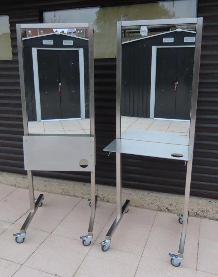 Kappersspiegel  2x, Huis en Inrichting, Woonaccessoires | Spiegels, Nieuw, Ophalen