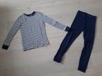 Gestreepte pyjama maat 134/140, Nacht- of Onderkleding, H&M, Ophalen of Verzenden, Zo goed als nieuw
