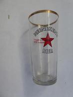Heineken émail 15.5cm LEINDEN'S ONTZET 1996, Ophalen of Verzenden, Gebruikt, Glas of Glazen, Heineken