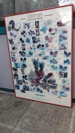 Teubner mooie ingelijste poster exotisch fruit, Ophalen, Gebruikt, Rechthoekig Staand, Met lijst