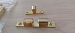 Kogelsnapslot Messing voor deurbeslag 24 stuks 70x13 mm, Ophalen of Verzenden, Nieuw, Koper of Messing, Slot