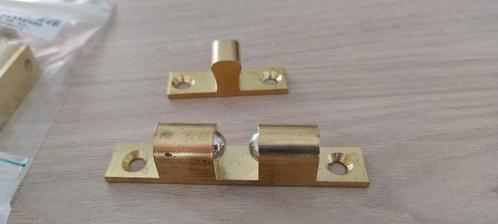Kogelsnapslot Messing voor deurbeslag 24 stuks 70x13 mm, Doe-het-zelf en Bouw, Hang- en Sluitwerk, Nieuw, Slot, Koper of Messing