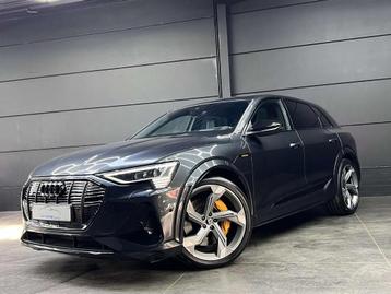 Audi e-tron S Quattro 503 pk " Exclusive edit. " NP: 123.560, Auto's, Automaat, Gebruikt, 370 kW, Leder
